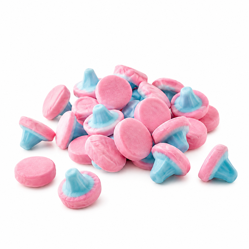 Fizzy Bubblegum Foam Mushrooms Swedish candy