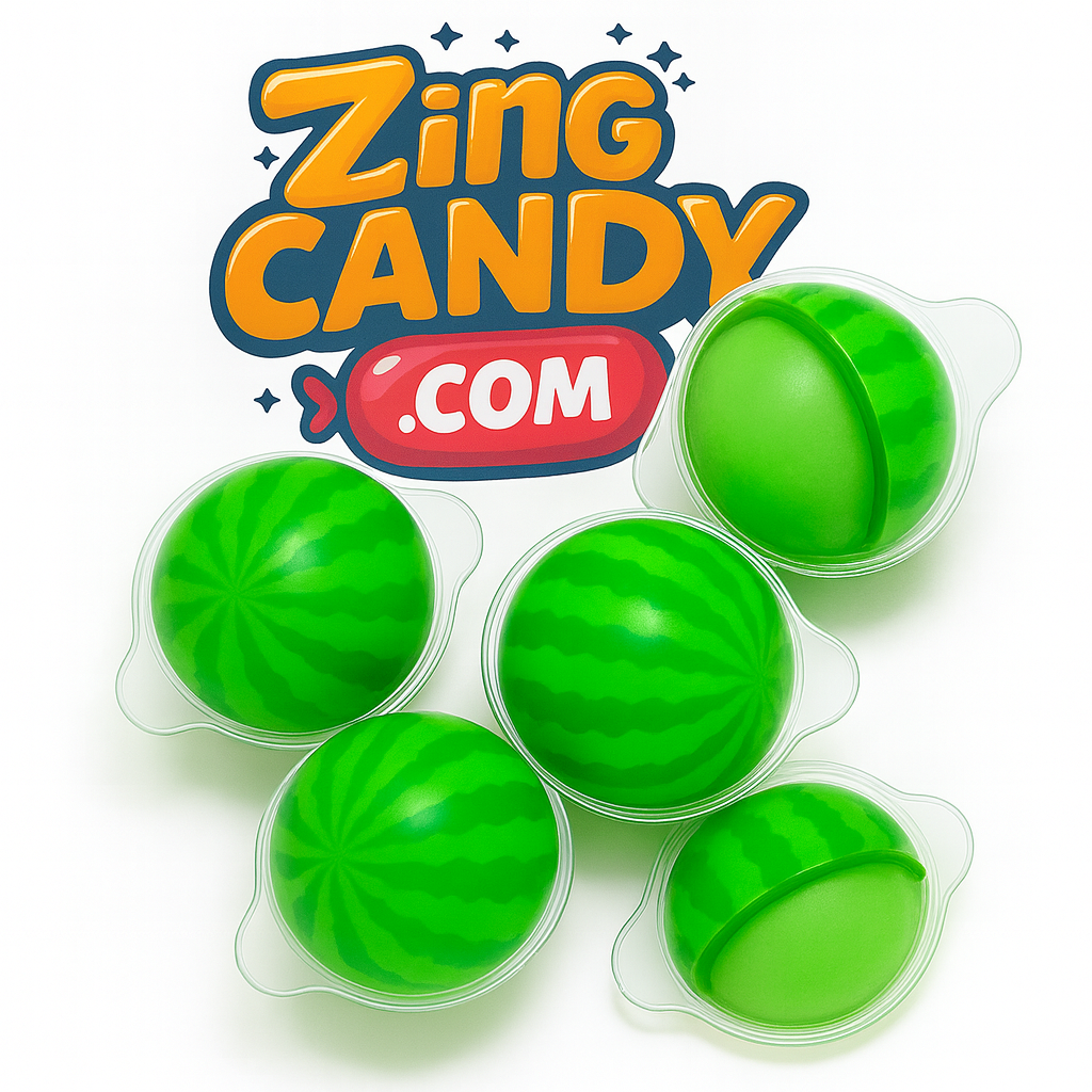 Mini Watermelon Gummy Splash Balls (8-Pack)