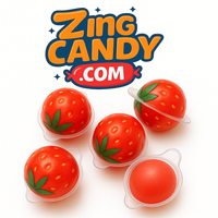 Mini Strawberry Gummy Splash Balls (8-Pack)