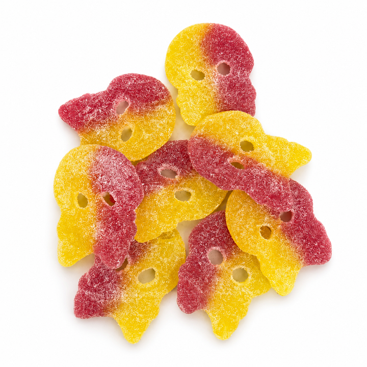 BUBS Large Raspberry Lemonade Skulls (70 g Taster)