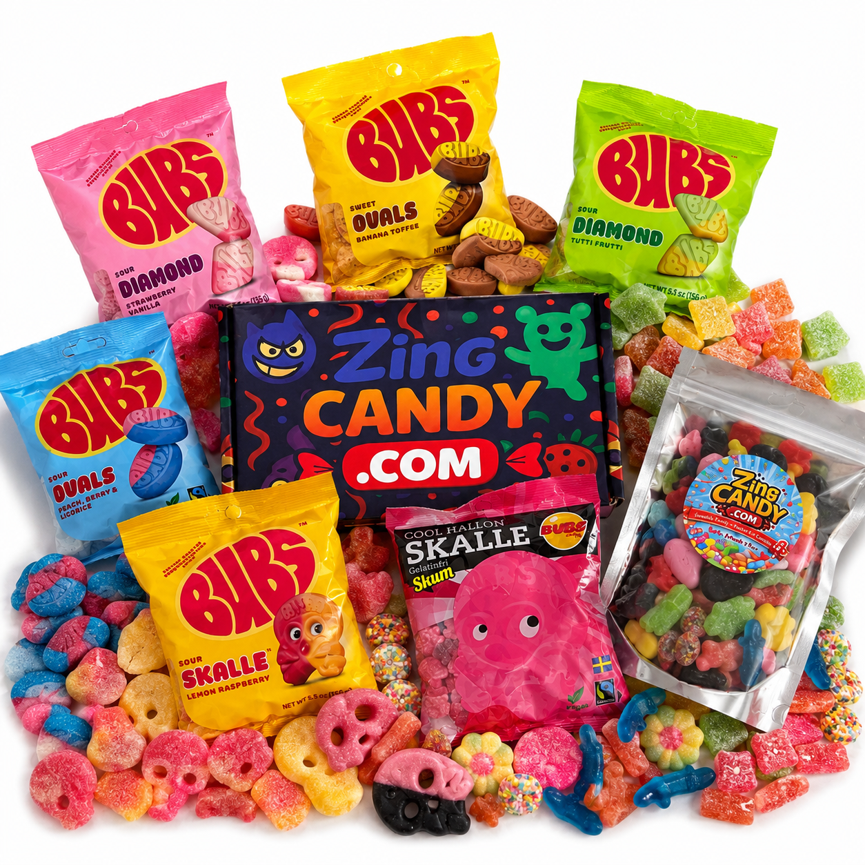BUBS Swedish Candy Reserve Box – Over 3 lbs Vegan Gummy Mix | Canada