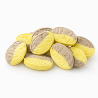 BUBS Banana Toffee Ovals Swedish foam candy pieces