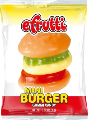 eFrutti Mini Burger – Fruity Novelty Gummy Candy | Canada