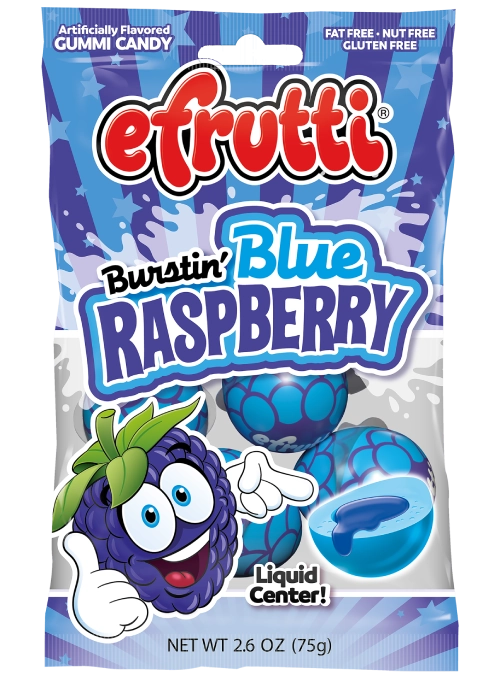 eFrutti Blue Raspberry Gummy Balls (8-Pack)