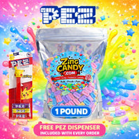 Rainbow PEZ Bundle – 1 lb + Free Dispenser