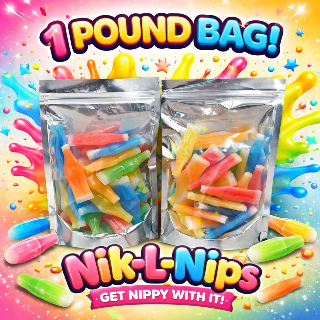 Nik-L-Nip Wax Bottles Bulk Candy – 1 lb Retro Candy (Canada)
