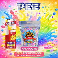 Rainbow PEZ Bundle – ½ lb + Free Dispenser
