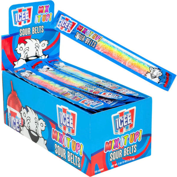 Icee “Mix It Up” Sour Belt Bag – 1 pc | Chewy Fruity Sour Candy Belts