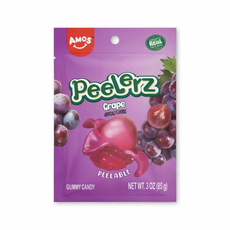 Peelerz Grape Peelable Gummy Candy (85g)