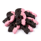 Raspberry Licorice Skulls