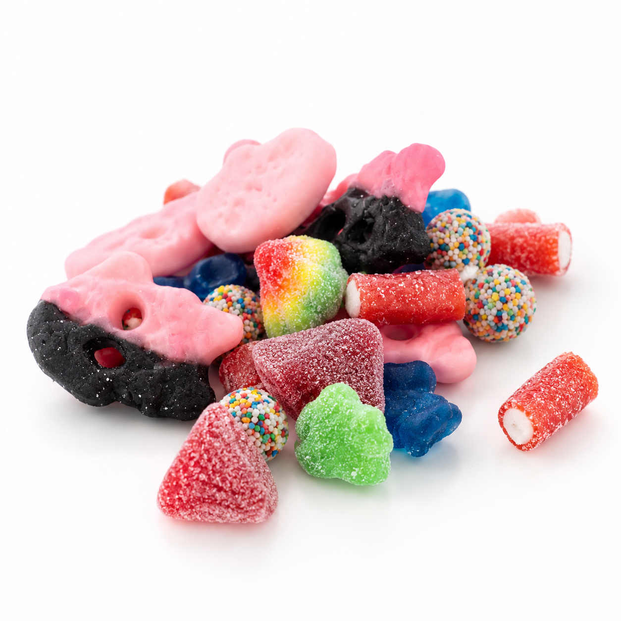 Swedish Sour Candy Mix 1 LB – Assorted Foamy Gummies | Canada