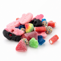 Sour Candy Mix 1 lb with assorted Swedish gummy and foam candy