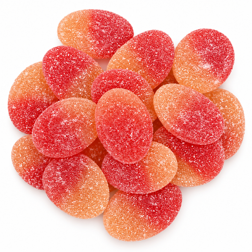 S-Märke Sour Peach & Dragon Fruit Swedish gummies