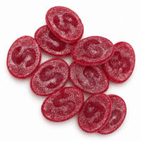 S-Märke Sour Cherry 70 g taster on a clean white background
