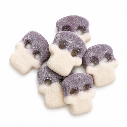 Sour Grape Skulls 70 g Swedish-style candy
