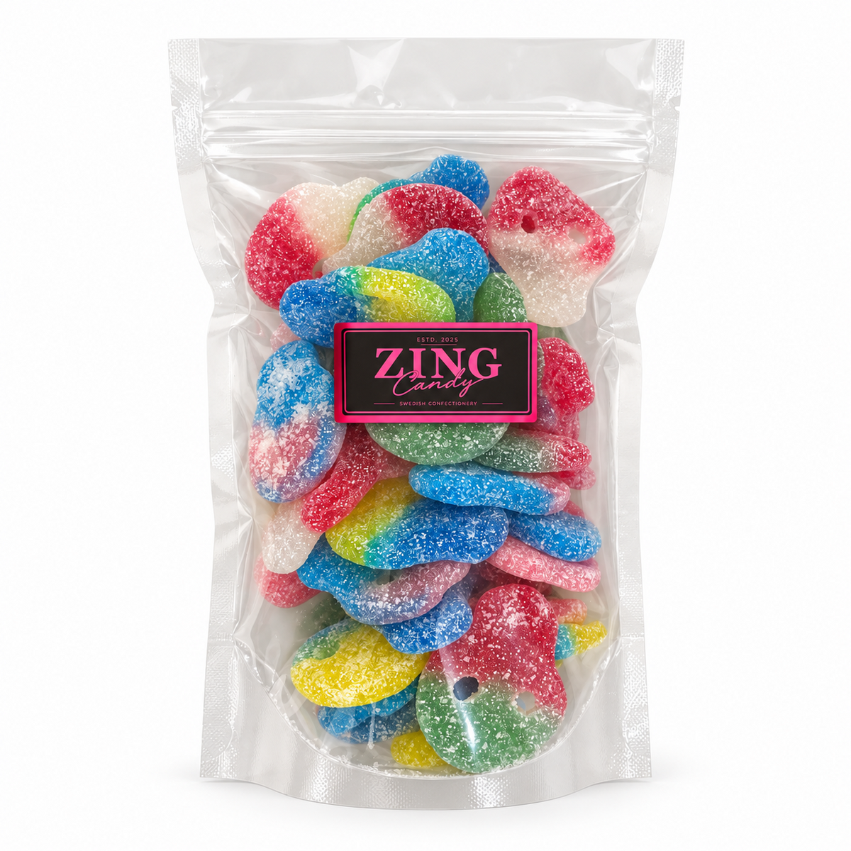 Sura Skallar Mix in a ZingCandy resealable bag