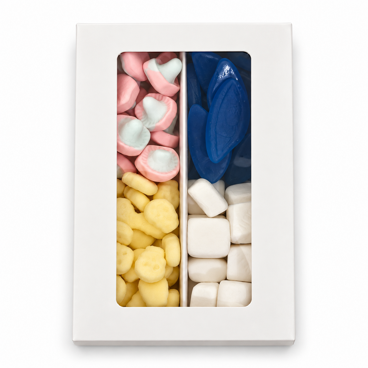 Swedish Candy Sampler white window gift box