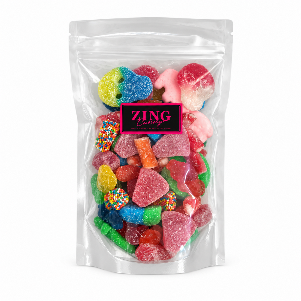 ZingCandy mixed Swedish candy pouch included in the Ultimate Swedish Candy Box